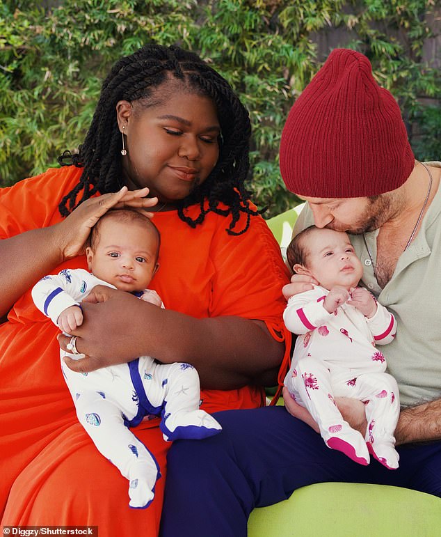 Gabourey revealed she was pregnant at a BabyList event in February