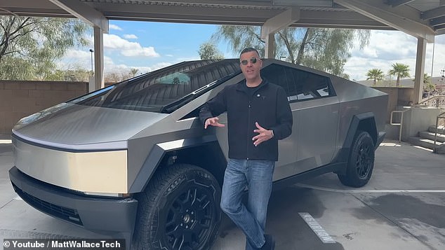 In the video, Mathew Wallace, who has since been identified as the driver, drives down a quiet street in Las Vegas