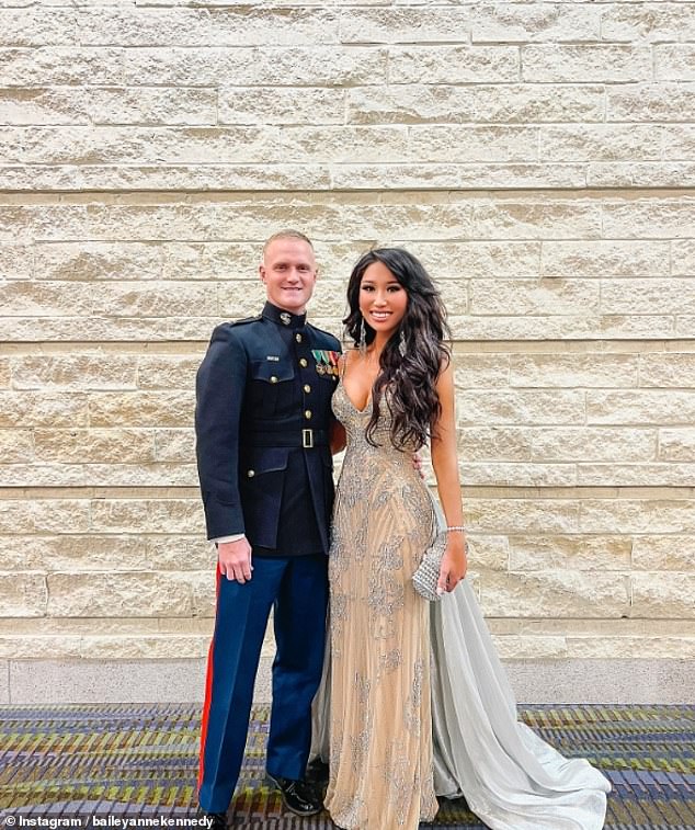 Kennedy, who married her military husband less than a year ago, is all set to compete for Miss USA in Los Angeles this August