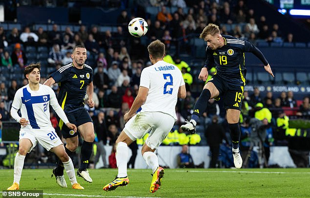 Tommy Conway came close with a late header, but the striker still had an evening to remember