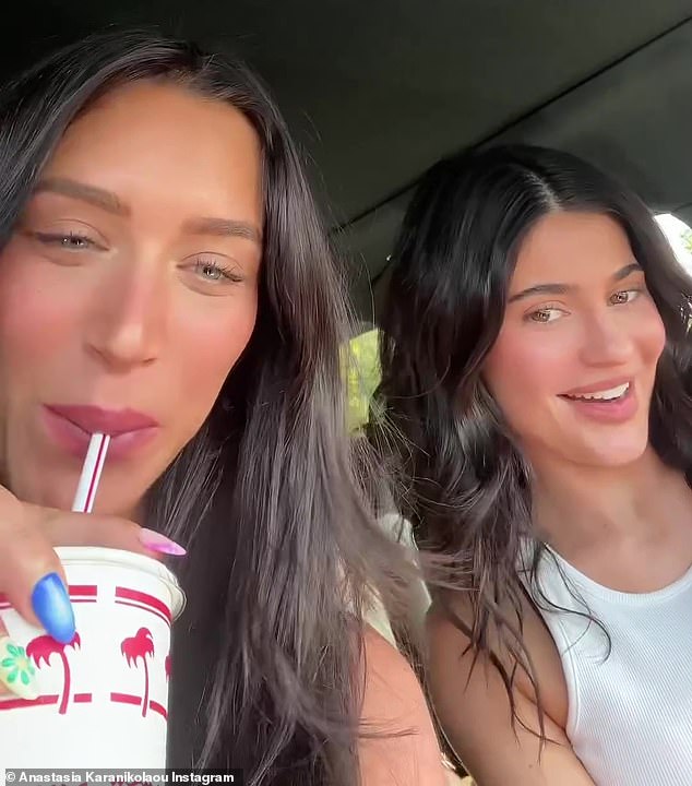 Stassie documented her and the Kylie Cosmetics founder's trip to In-N-Out on the 'gram, announcing, 