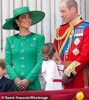 In a moving tribute to Diana, Kate wore a striking green Andrew Gn dress, echoing the late princess's memorable outfit from 1988