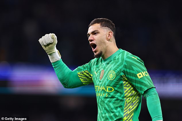 Ortega would like to get City number 1 Ederson (photo) a starting place at the club next season