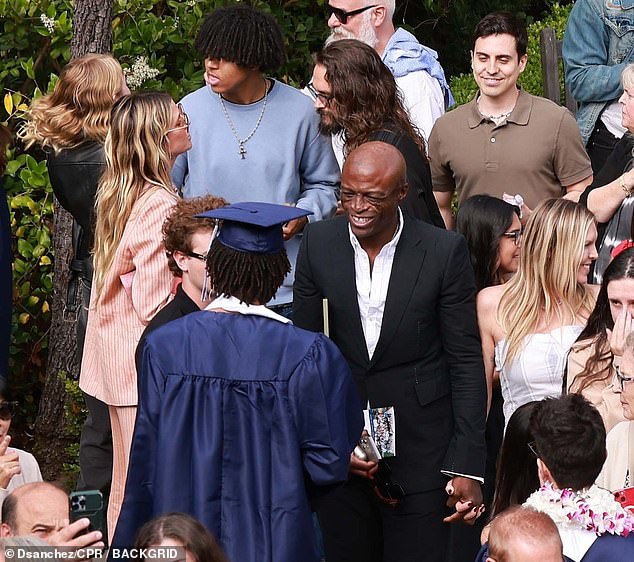 Heidi chatted with her husband Tom, who she married in 2019, while Seal congratulated Henry