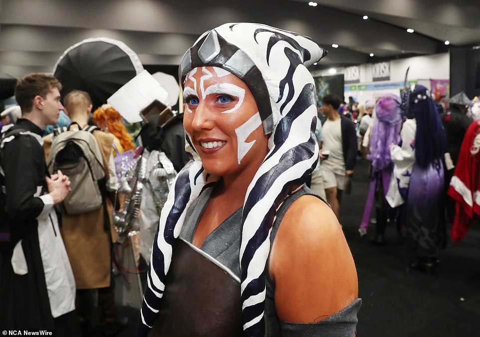 This incredibly detailed Ahsoka Tano from Star Wars was there to keep fans in check