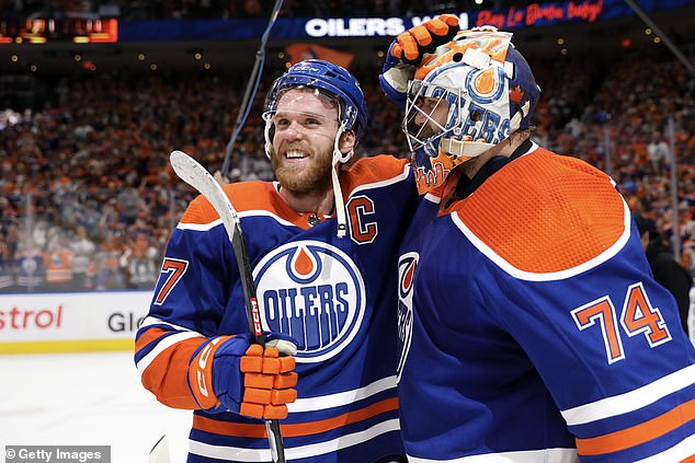 Connor McDavid (center) is the best player in the NHL and is desperate to win a Cup in Edmonton