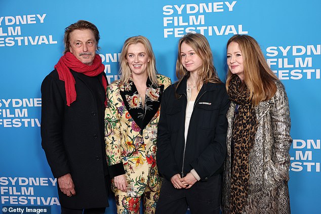 The family stepped out to celebrate the release of filmmaker Gracie's new documentary, Revealed: Otto by Otto, about veteran Australian actor Barry Otto, 83