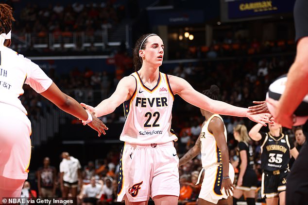 The 22-year-old Clark was selected first overall in the WNBA Draft by the Indiana Fever earlier this year