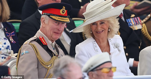 The King and Queen then attended the first part of an event in Normandy on June 6, before returning home to Britain