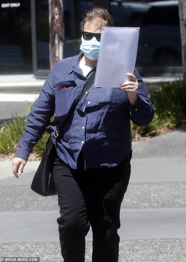 Sarah Franklin threw hot coffee on her victim before pinning her down.  Last year she tried to conceal her identity at Moorabbin Magistrates' Court