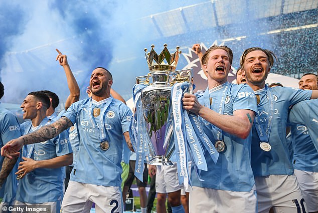 Manchester City have dominated English football in recent years with six Premier League titles in seven seasons