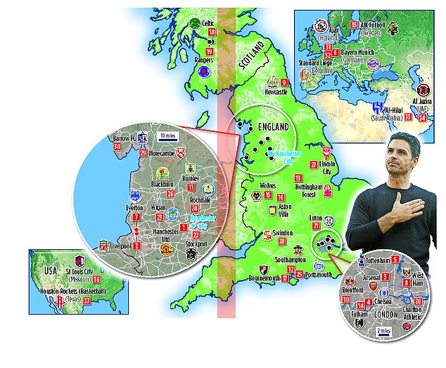 These are the clubs around the world with managers, coaches, executives, groundsmen and backroom staff previously employed by City Football Group-owned clubs.