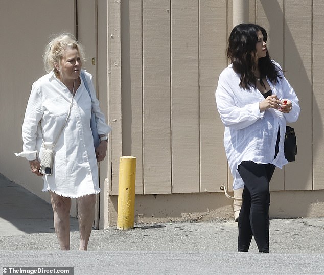 Jenna and her mother chatted on their walk to the car