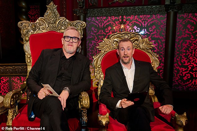 Taskmaster's social media channels were also flooded with users criticizing her addition and accusing her of being "not viewable" And "not funny" (photo: Greg Davies and Alex Horne)