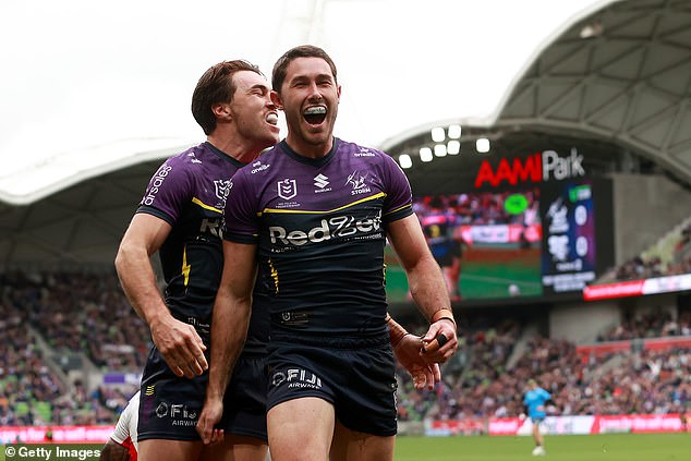 Melbourne Storm defeated the Knights in a dramatic match at AAMI Park