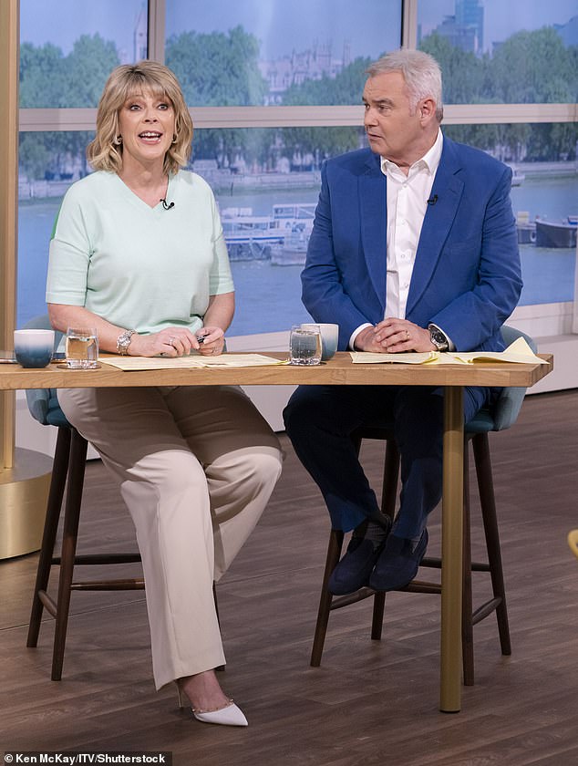 It comes as it's claimed a friend of Ruth's has said she was 'devastated' when she discovered 'messages from another woman' on Eamonn's laptop - which was reportedly the real reason they split