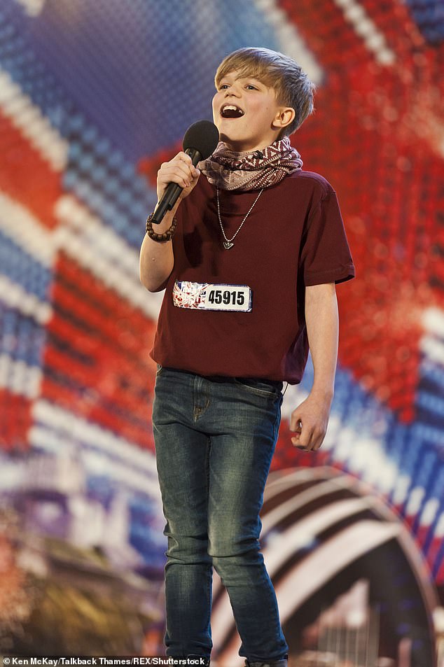 The young BGT star came second on the show in 2012 after stunning judges Amanda Holden, Michael McIntyre and Louis Walsh with his breathtaking voice.