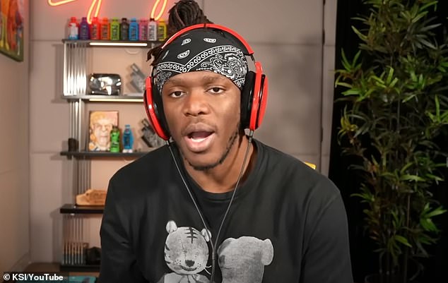 A source said: 'Simon Cowell knows KSI is a big hit with the younger generation.  He would be a great addition to attract teenage fans, something the producers are keen to do.  KSI talks to bosses in the hope of striking a deal that also fits into his hectic schedule