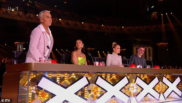 In candor, Simon said, “Can I be honest with you?  I wouldn't change this jury, I think it's something... it's like your show, your number one.  So why should I change BGT' (photo Bruno, Amanda Holden, Alesha Dixon and Simon)