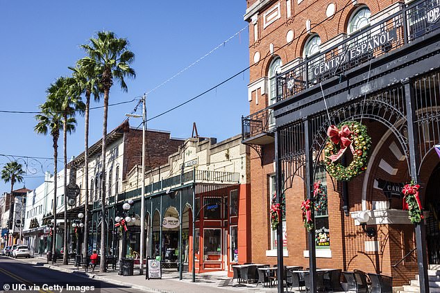 Mormino told DailyMail.com that they were likely part of a criminal network and that Ybor City officials should have been involved in the construction;  Ybor City's 7th Avenue Historic Street is pictured in a November 28, 2016 file photo