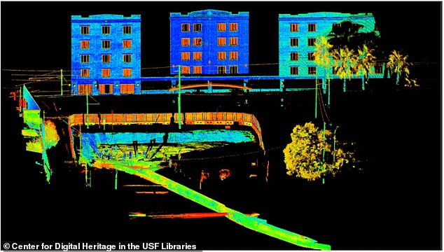 Researchers used imaging techniques to map the direction and depth of some tunnels