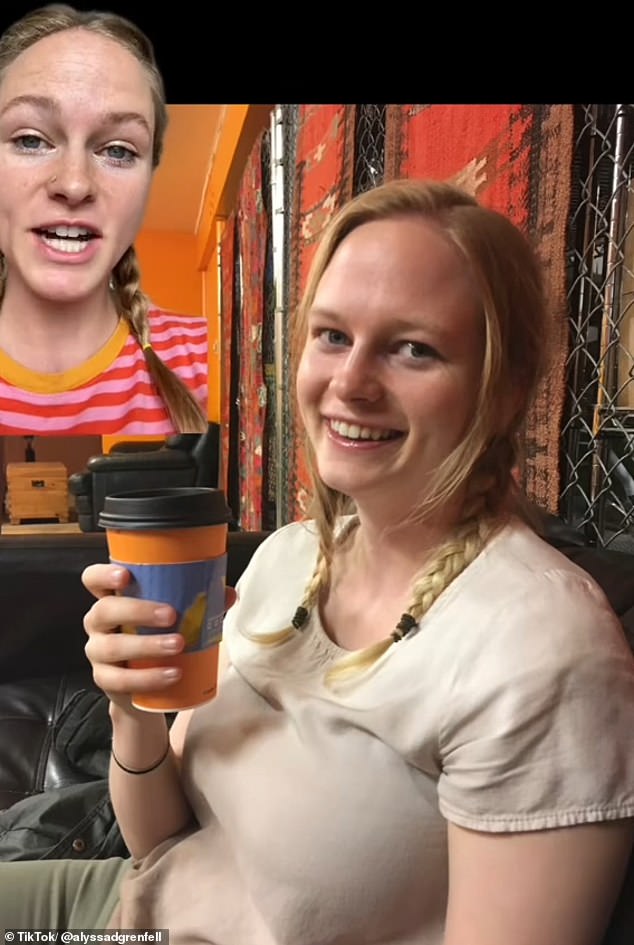 After leaving the Mormon church in 2017 at the age of 25, she happily began implementing previously forbidden luxuries like coffee (pictured) into her life
