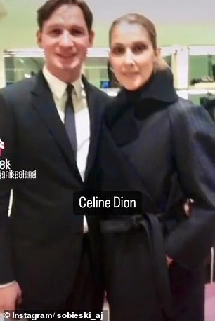 Janik with Celine Dion