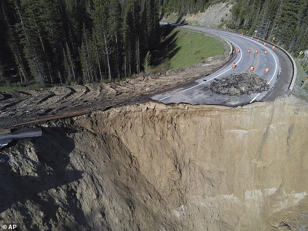 At the time of writing, there is still no timeline for the reopening of the precarious pass, as it is still plagued by deep cracks and much of the sidewalk is completely gone.