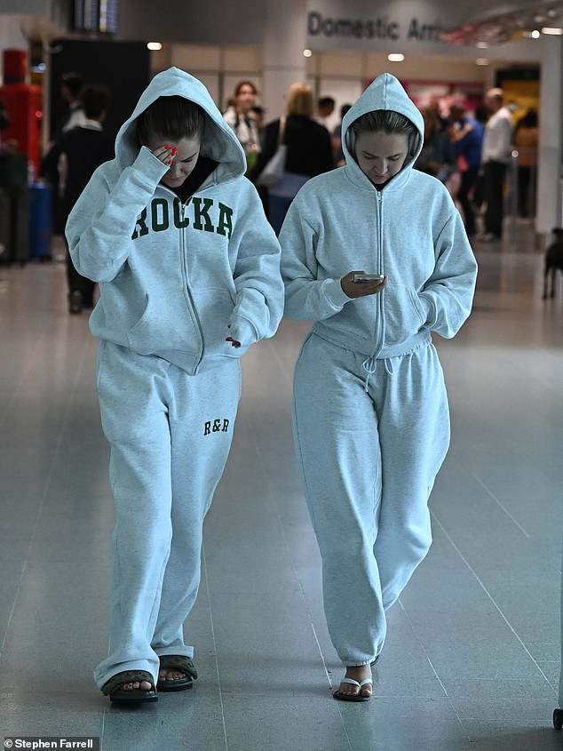 Molly-Mae was spotted with her friend Erin Jones, who also wore a trendy loungewear set