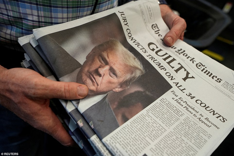 However, she is determined to share her story in full.  Trump will be sentenced later this summer on 34 counts of falsifying corporate records.  The historic trial polarized America, galvanized Trump's loyal fan base and infuriated his critics.  He has maintained all along that it was a politically motivated sham designed to keep him from returning to the White House.