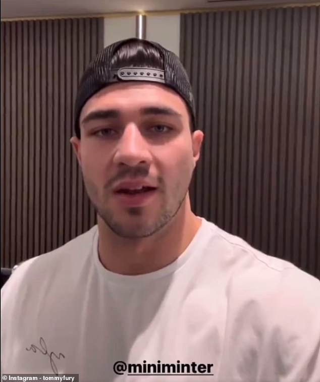 Tommy Fury warned Miniminter never to call his daughter Bambi again after bringing her up in a podcast