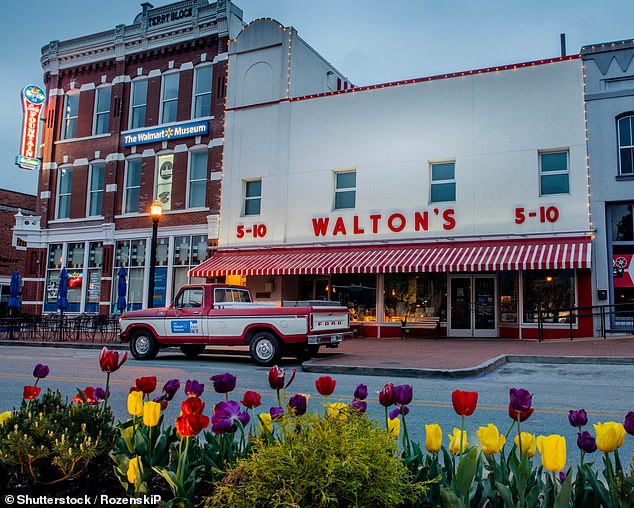 The city has evolved quickly with the help of Walmart, which established its headquarters in the 34.25-square-mile city decades ago, and a new one is on the way.  (photo: the Walmart Museum)