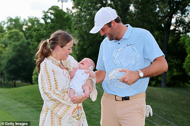 It was the 27-year-old Scheffler's first victory on the PGA Tour since becoming a father