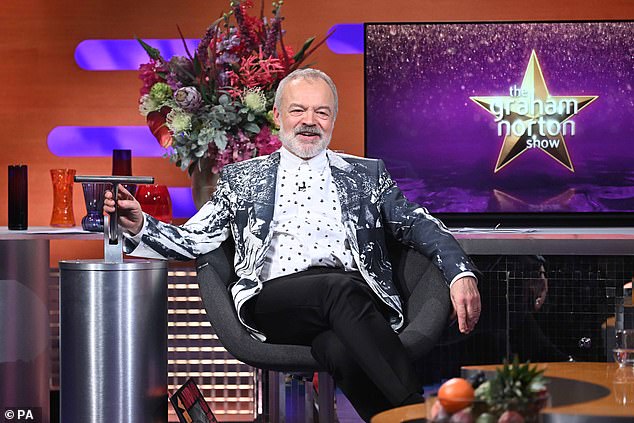 “There are plans to come up with some sort of late night-style chat show – think Graham Norton and Rove Live – and Sam is the best choice (to host that),” an insider told the publication.  Graham Norton Show pictured