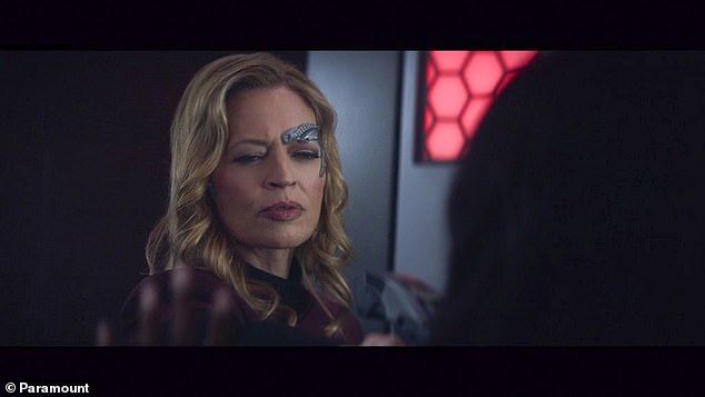 Jeri Ryan as 7 of 9 in the beloved Star Trek series Picard