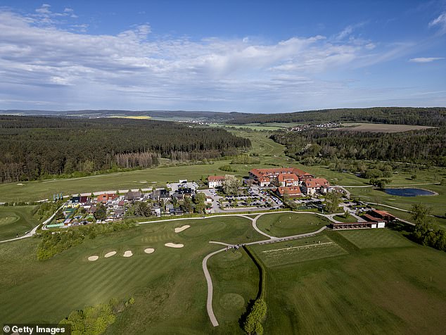 The five-star resort has three golf courses to keep players entertained during their free time