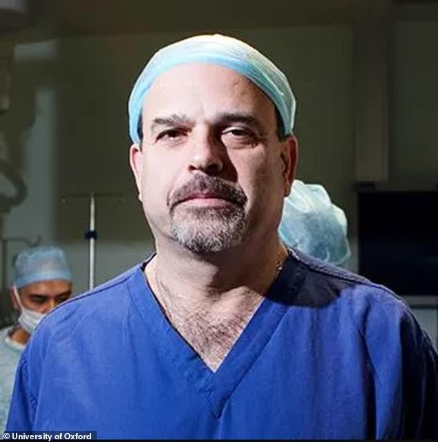 Professor of surgery Freddie Hamdy (pictured) said the technique 'allows us to preserve as much of the healthy structures around the prostate as possible'