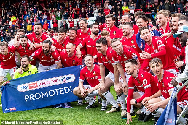 Wrexham will play in League One next season after being promoted for the third time in a row