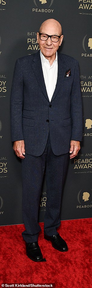 Patrick Stewart looked sharp