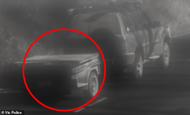 An image of Lynn's vehicle as it appeared on 60 Minutes.  The police already knew who it belonged to and were listening to Lynn on secret recording equipment