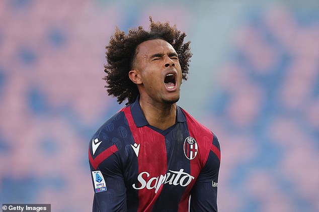 Zirkzee scored eleven goals for Bologna in Serie A last season and also produced four assists