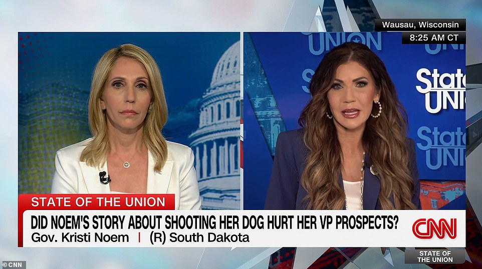 Noem eventually interrupted her book tour in early May and returned to South Dakota in response to the state's bad weather demanding her attention.  Afterwards, Trump said in an interview that Noem had had a bad week, but that he was still a fan of the South Dakota governor, who had 