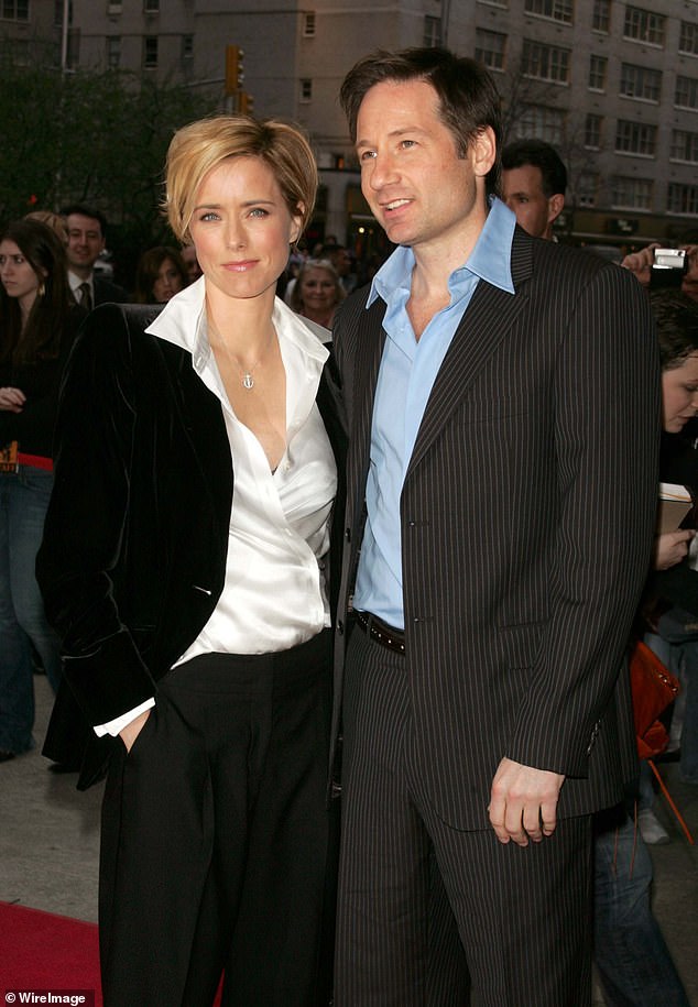 Tea and David at the House Of D New York premiere in New York City in 2005