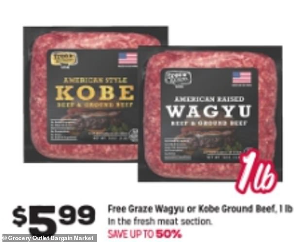 The discount store is selling Free Graze Wagyu and Kobe ground beef for $5.99, which normally retails for just over $9 at Walmart