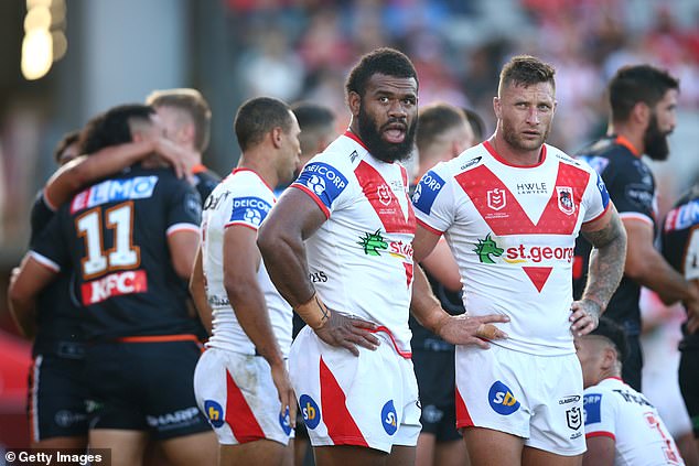 The Dragons star was playing in the NSW Cup when he reportedly made the comment