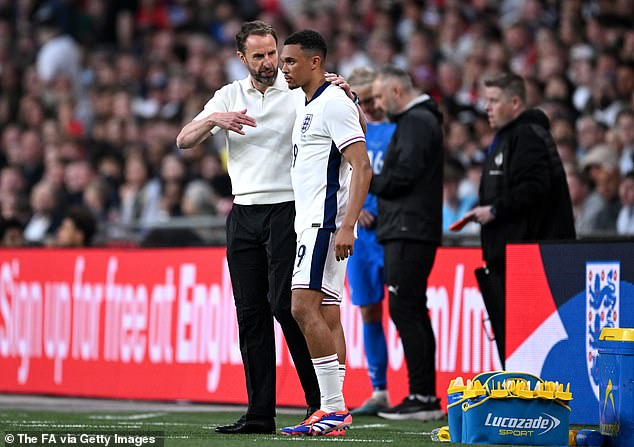 Alexander-Arnold being handed the No. 8 shirt for the tournament seems to indicate he will play a leading role for the Three Lions