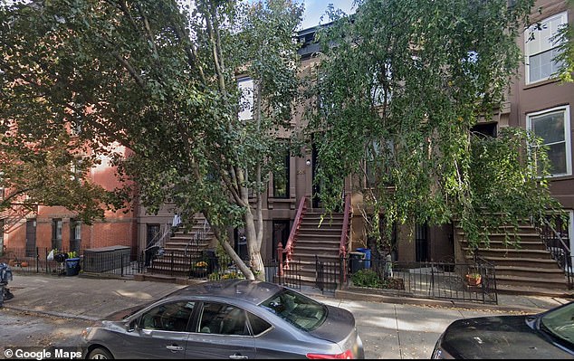 The banker lives in a $4 million, four-bedroom mansion in expensive Park Slope.