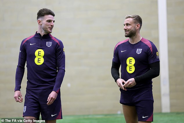 Shaw has not played since February and he remains England's only recognized senior left-back