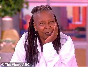 “You know, sometimes you look up and you're like "Oh, this is really great." And then you look back and you go "Oh no!  There's Ryan Reynolds!"said Whoopi Goldberg