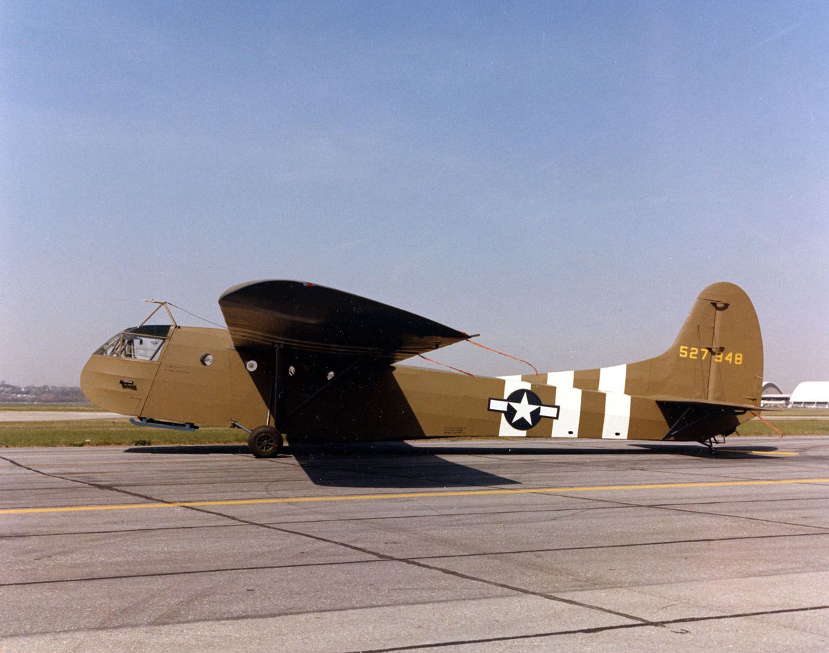 A photo of the Waco CG-4A glider